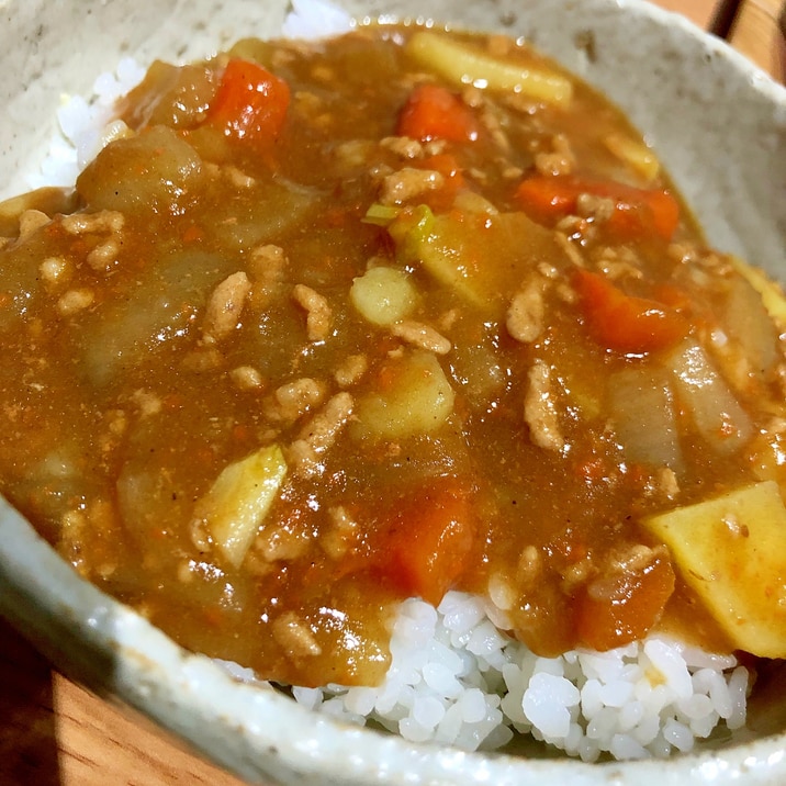 圧力鍋で！じゃがいも後入れカレー★